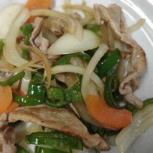 豚こま肉と野菜の生姜焼き